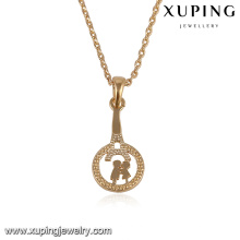 43363 xuping nouvelle arrivée styles à la mode pendentif en or collier sans pierre avec bonne offre